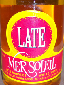 Mer Soleil Winery 2002 LATE (Santa Lucia Highlands)