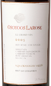Wine:Osoyoos Larose 2005 Le Grand Vin (Okanagan Valley)