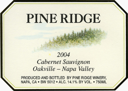 Pine Ridge Winery 2004 Cabernet Sauvignon (Oakville)