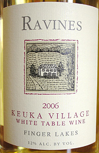 Ravines Wine Cellars 2006 Keuka Village White (Finger Lakes)