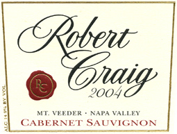 Robert Craig Winery 2004 Cabernet Sauvignon (Mount Veeder)