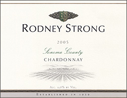 Wine: Rodney Strong Vineyards 2005 Chardonnay (Sonoma County)