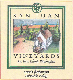 San Juan Vineyards 2006 Chardonnay  (Columbia Valley)