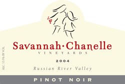 Wine:Savannah-Chanelle Vineyards 2004 Pinot Noir (Russian River Valley)