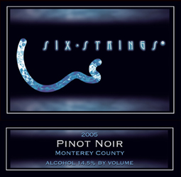 Six Strings Winery 2005 Pinot Noir (Monterey County)