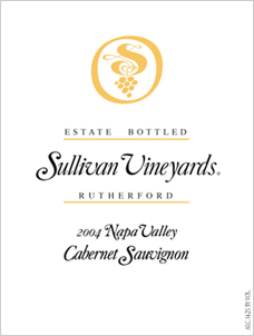 Sullivan Vineyards 2004 Cabernet Sauvignon, Estate (Rutherford)