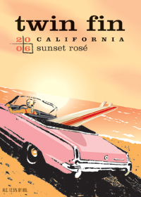 Wine:Twin Fin Wines 2006 Sunset Rosé (California)