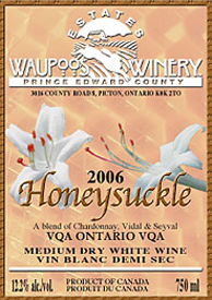 wine Waupoos Estates Winery 2006 Honeysuckle (Ontario)