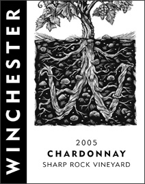 Wine: Winchester Cellars 2005 Chardonnay, Sharp Rock Vineyard (Okanagan Valley)
