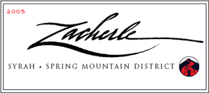 Zacherle | Lava Vine Vineyards 2005 Syrah, Crowley Vineyard (Spring Mountain District ~ Napa Valley)