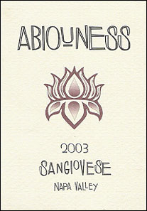 Abiouness Napa Sangiovese